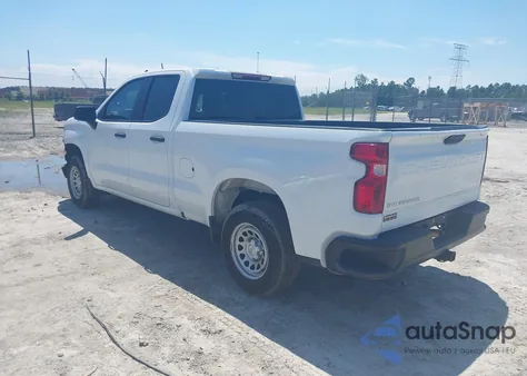 2025 Chevrolet Silverado 1500 2Wd Double Cab Standard Bed Wt z USA, uszkodzony, nr VIN 1GCRAAEK8SZ124732